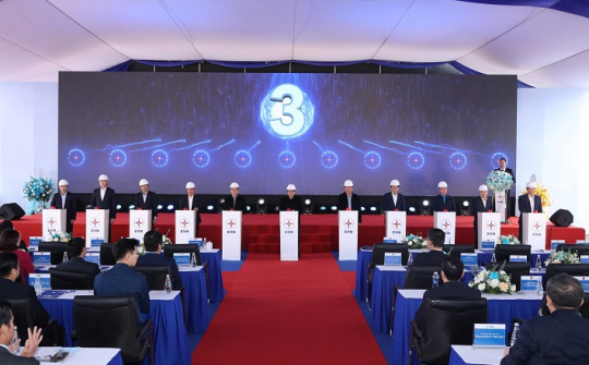 Tập đoàn Điện lực Việt Nam khởi công dự án đường dây 500kV Lào Cai - Vĩnh Yên