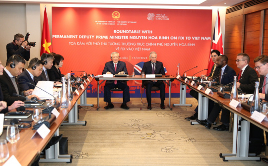 Kết nối, thu hút đầu tư FDI của các doanh nghiệp hàng đầu Anh vào Việt Nam