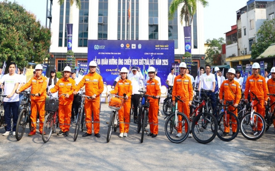 PC Nam Định: Tổ chức lễ ra quân hưởng ứng sự kiện Giờ Trái đất năm 2025