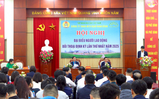 Công ty TNHH MTV Đạm Ninh Bình tổ chức thành công Hội nghị Đại biểu Người lao động năm 2025