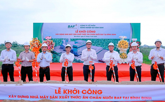 Củng cố hệ sinh thái, BAF Việt Nam (BAF) khởi công nhà máy cám chay 300.000 tấn/năm