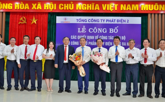 Công bố các quyết định về công tác cán bộ  tại Thủy điện Sông Ba Hạ