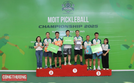 Khép lại Giải đấu MOIT Pickleball Championship 2025 thành công, chuyên nghiệp và đầy cảm xúc