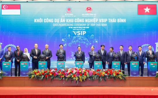 Khởi công Khu công nghiệp VSIP Thái Bình quy mô hơn 330 ha