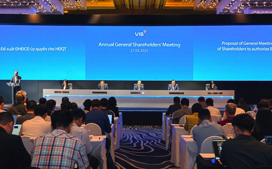 Ngân hàng VIB: Tự tin lợi nhuận tăng 22%, đề xuất tăng vốn hơn 14%