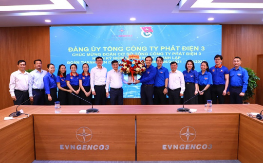 Góp sức trẻ, đồng hành cùng sự phát triển của EVNGENCO3