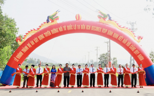 Bình Định khánh thành 2 công trình trọng điểm nghìn tỷ