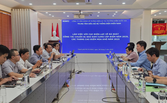 Bảo đảm cung cấp điện khu vực miền Nam các tháng cao điểm mùa khô năm 2025