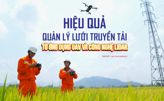 [eMagazine] Hiệu quả quản lý lưới truyền tải từ ứng dụng UAV và công nghệ Lidar