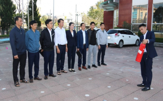 PC Lai Châu: Nâng cao nghiệp vụ phòng cháy chữa cháy