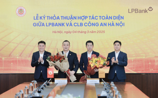 Ngân hàng Lộc Phát và Câu lạc bộ Công an Hà Nội ký kết hợp tác toàn diện