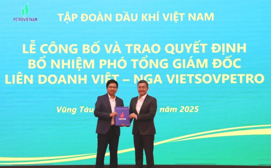 Vietsovpetro có tân Phó Tổng giám đốc