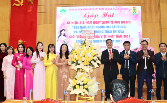 Supe Lâm Thao tổng kết phong trào thi đua “Giỏi việc nước, đảm việc nhà” năm 2024