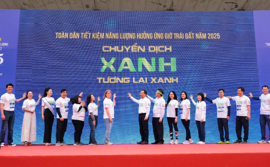 Phát động toàn dân tiết kiệm năng lượng hưởng ứng Giờ Trái đất năm 2025