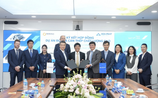 Hòa Phát đầu tư dây chuyền đúc và cán thép chất lượng cao của Tập đoàn Primetals