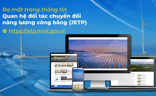Ra mắt Cổng thông tin Quan hệ đối tác chuyển đổi năng lượng công bằng (JETP)