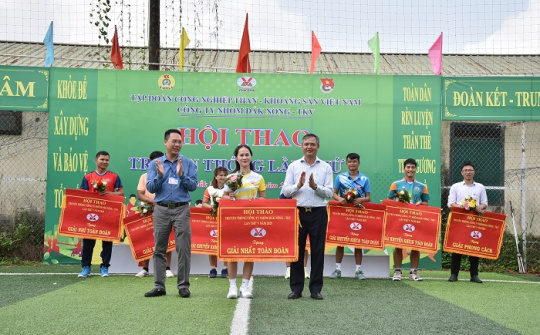 Công ty Nhôm Đắk Nông tổ chức bế mạc Hội thao truyền thống lần thứ V