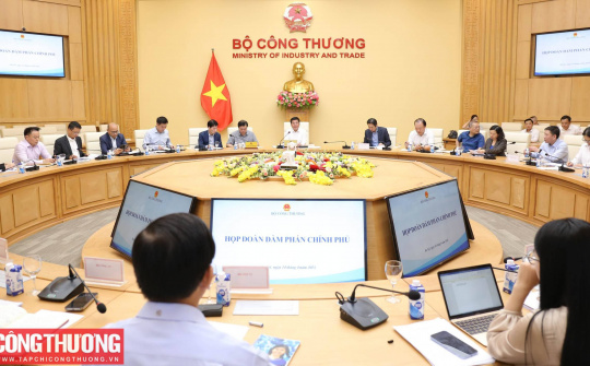Bộ trưởng Nguyễn Hồng Diên chủ trì họp Đoàn đàm phán Chính phủ về vấn đề thương mại với Hoa Kỳ