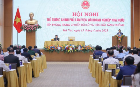 Thủ tướng làm việc với doanh nghiệp Nhà nước về chuyển đổi số, thúc đẩy tăng trưởng