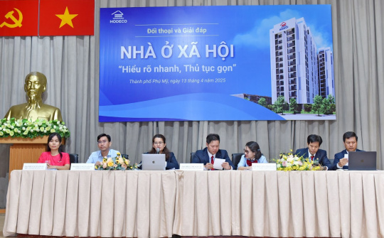 HODECO mang nhà ở xã hội đến TP. Phú Mỹ