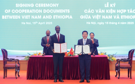 Việt Nam - Ethiopia ký kết Bản ghi nhớ về hợp tác thương mại