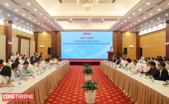 Đề xuất xem xét kỹ việc bổ sung nước giải khát có đường vào nhóm chịu thuế tiêu thụ đặc biệt trong tình hình mới