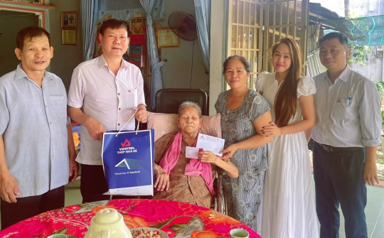 Công đoàn Công ty CP Thép Nhà Bè – VNSTEEL: Đồng hành cùng Tổng công ty Thép Việt Nam trong công tác chăm sóc, phụng dưỡng Mẹ VNAH và thương binh