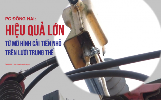 [eMagazine] PC Đồng Nai: Hiệu quả lớn từ mô hình cải tiến nhỏ trên lưới trung thế