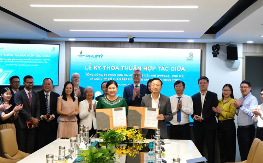 PVFCCo - Phú Mỹ và TGS hợp tác phát triển chuỗi giá trị xanh