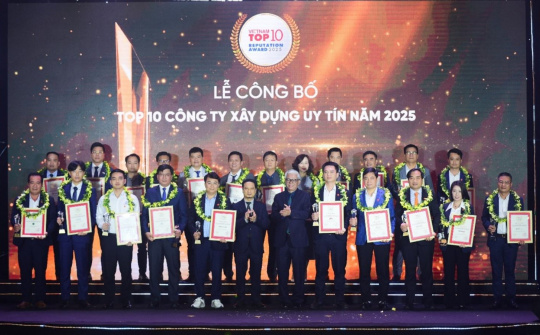 Viettel Construction tiếp tục góp mặt trong Top 10 Nhà thầu uy tín năm 2025