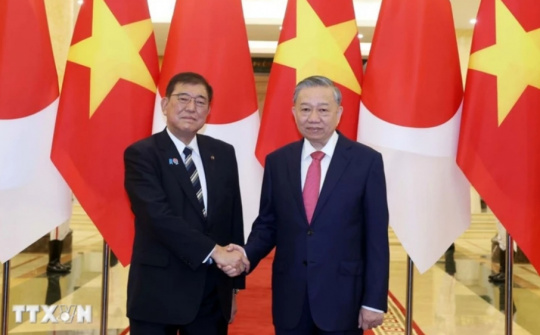 Tổng Bí thư Tô Lâm hội kiến Thủ tướng Nhật Bản