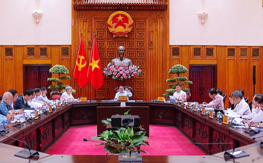 Thường trực Chính phủ cho ý kiến về 4 nội dung quan trọng chuẩn bị trình Quốc hội