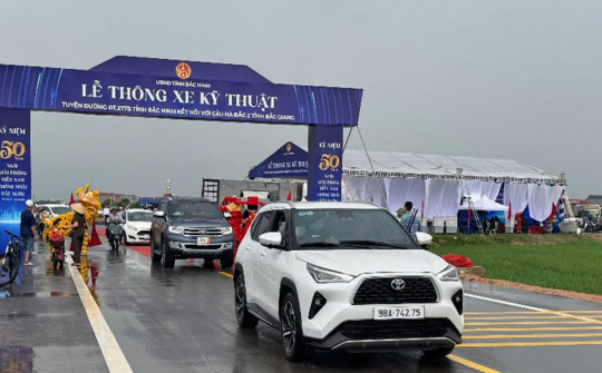 Bắc Ninh thông xe tuyến đường gần 1.500 tỷ đồng, mở rộng kết nối vùng công nghiệp trọng điểm