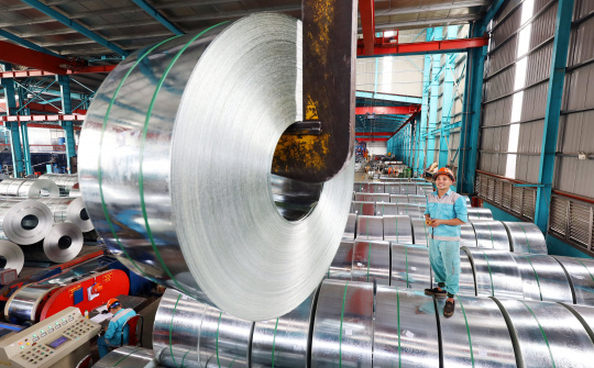 Áp thuế chống bán phá giá tạm thời với thép mạ Trung Quốc và Hàn Quốc