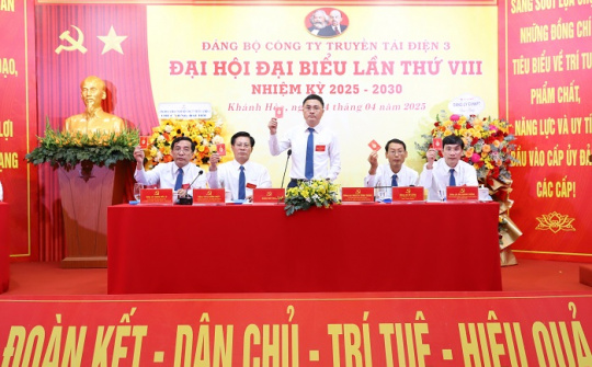 Đại hội Đảng bộ Công ty Truyền tải điện 3: "Đoàn kết - Dân chủ - Trí tuệ - Hiệu quả"