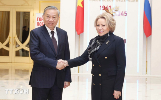 Tạo xung lực mới, phát triển quan hệ Đối tác chiến lược toàn diện Việt Nam - Liên bang Nga