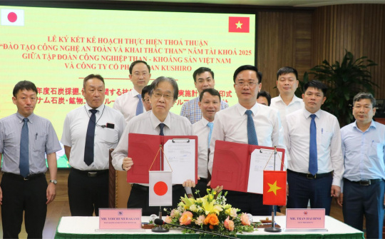 TKV Triển khai hiệu quả Thỏa thuận “Đào tạo công nghệ an toàn và khai thác than”