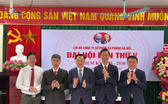 Đại hội Chi bộ Công ty CP Xà phòng Hà Nội khóa V, nhiệm kỳ 2025-2030: Đoàn kết – Nỗ lực - Sáng tạo - Phát triển