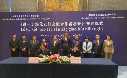 Long An - Liêu Ninh (Trung Quốc): Đối tác chiến lược trong hợp tác đa lĩnh vực