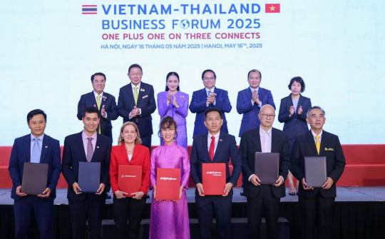 Việt Nam - Thái Lan mục tiêu sớm đạt kim ngạch thương mại song phương 25 tỷ USD