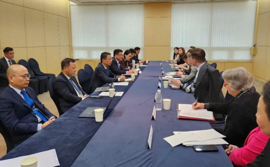 Bộ trưởng Nguyễn Hồng Diên làm việc với Liên minh Doanh nghiệp Hoa Kỳ - APEC