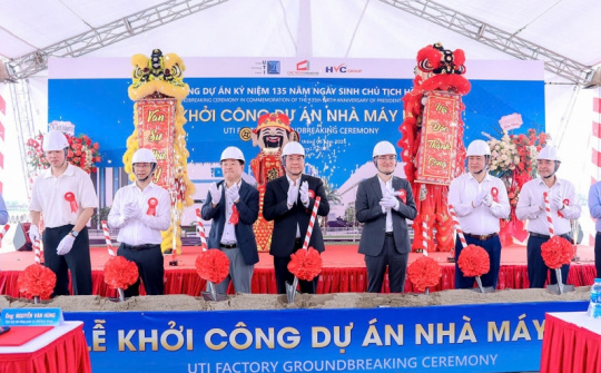 Khởi công Nhà máy công nghệ cao UTI tại KCN Thăng Long, Vĩnh Phúc