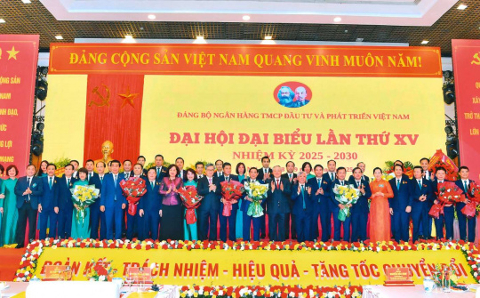 Đảng bộ BIDV tổ chức thành công Đại hội đại biểu lần thứ XV, nhiệm kỳ 2025 - 2030