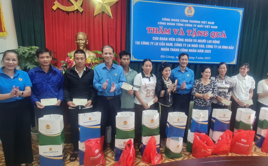 Công đoàn Công Thương đồng hành cùng người lao động ngành Giấy vùng cao