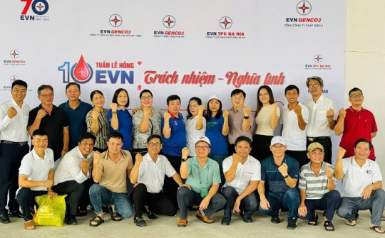 Công ty Nhiệt điện Bà Rịa: Hiến máu cứu người - Nghĩa cử cao đẹp, lan tỏa yêu thương