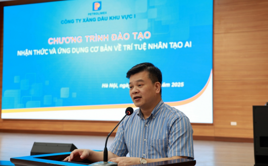 Công ty Xăng dầu khu vực 1 hoàn tất khóa đào tạo AI cơ bản