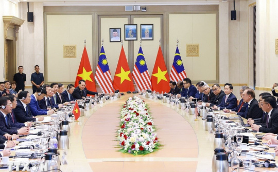 Thủ tướng Phạm Minh Chính hội đàm với Thủ tướng Malaysia