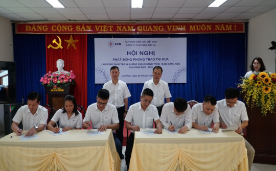 Công ty Thủy điện Sơn La phát động phong trào thi đua lao động sáng tạo