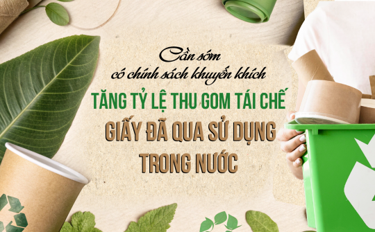 [eMagazine] Cần sớm có chính sách khuyến khích tăng tỷ lệ thu gom tái chế giấy đã qua sử dụng trong nước
