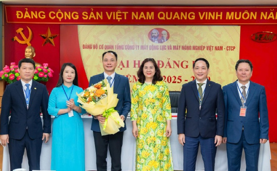 Đại hội Đảng bộ cơ quan VEAM nhiệm kỳ 2025 - 2030: Định vị tầm nhìn chiến lược, tạo đột phá trong sản xuất cơ khí hiện đại